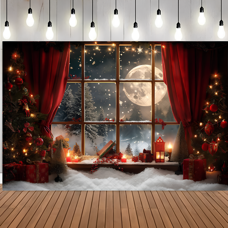 Fundo Decorativo de Natal Instalação em Segundos Magia