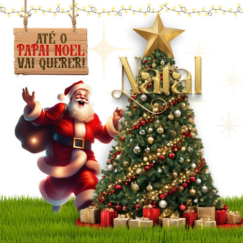 Árvore Natal 180cm Grande Pinheiro Verde Galhos Cheios 1,80m