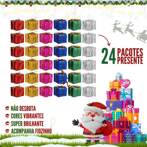 Arvore De Natal 180 Cm Natalino Decoraçao Galhos Completa
