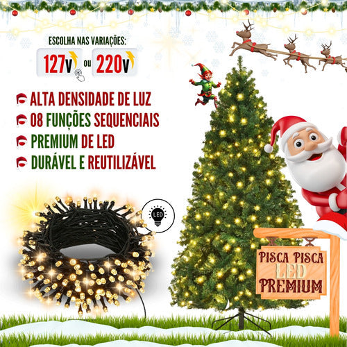 Arvore De Natal 180 Cm Natalino Decoraçao Galhos Completa