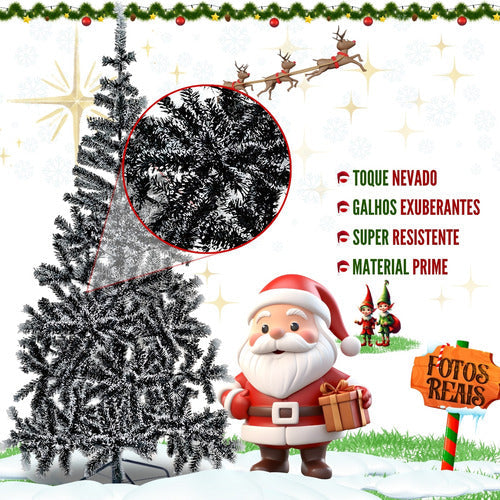 Arvore De Natal 180 Cm Natalino Decoraçao Galhos Completa