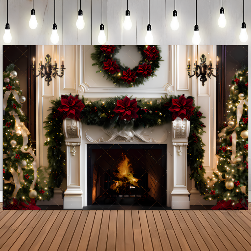 Fundo Decorativo de Natal Transformador de Ambientes Poliéster