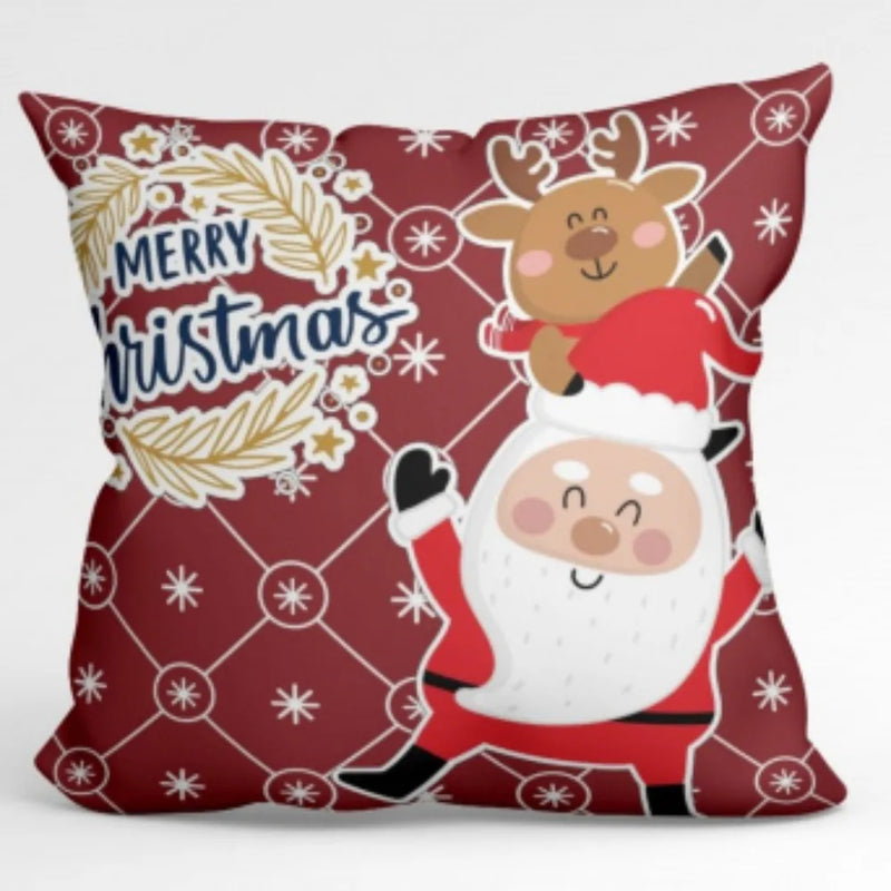 Kit 2 Capas de Almofadas Natal - Boneco de Neve